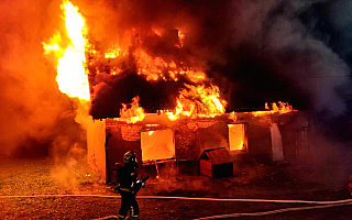 Tragiczne pożary pod Olsztynkiem i w Elblągu. Nie żyją dwie osoby